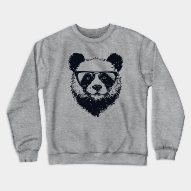 Cute Panda Crewneck Sweatshirt by Yopi